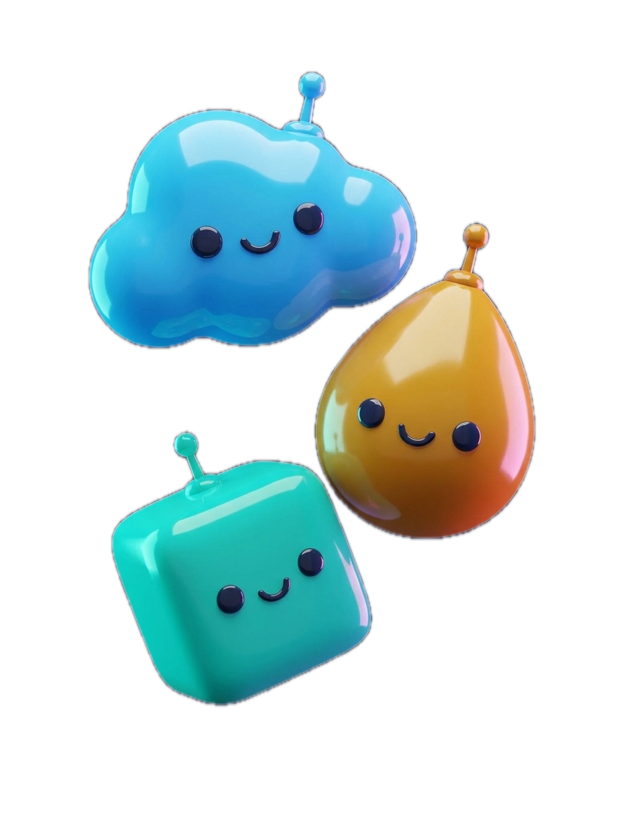 Zeki AI Agent Mascots